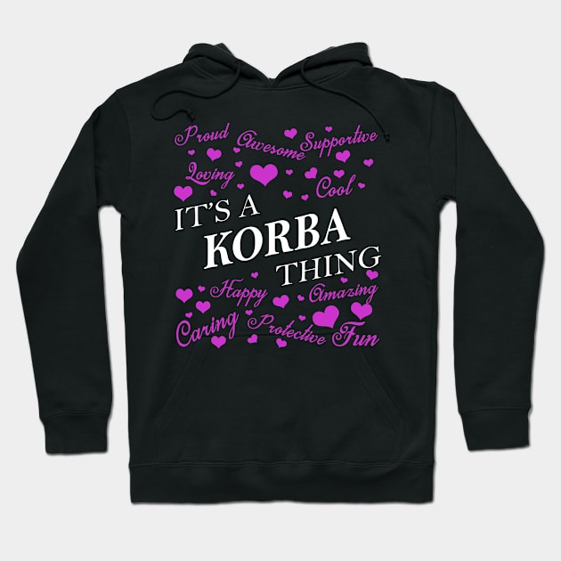 It's a KORBA Thing Hoodie by YadiraKauffmannkq